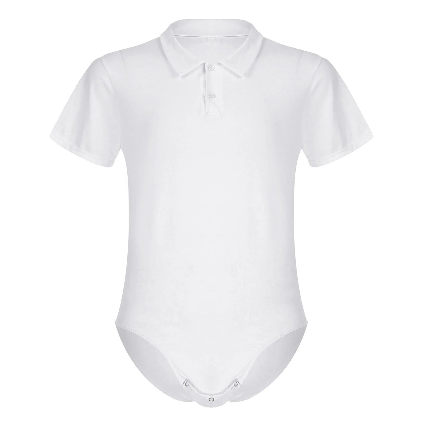 ABDL Turn-Down Collar Bodysuit