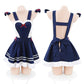 Cute Schoolgirl Uniform Sailor Dress