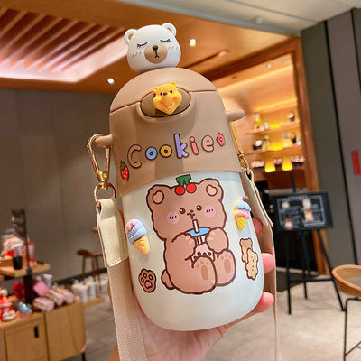 Cute Bear Thermos Bottle