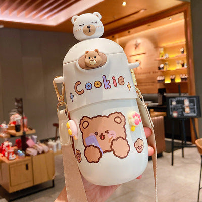 Cute Bear Thermos Bottle