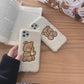 Fuzzy Bear Cell Phone Case (For iphone 11 Pro Max 6 6s 7 8 plus)