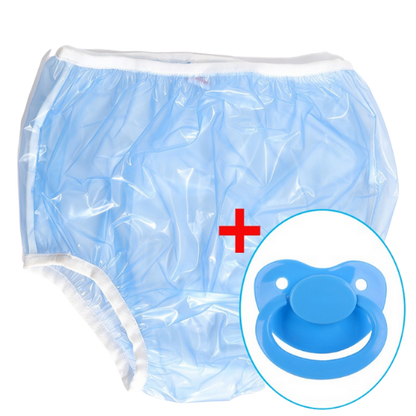 Reusable Plastic Diaper & Pacifier Set