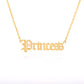 DDLG Babygirl/Princess Letter Necklace