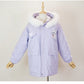 Cute Bunny Winter Hooded Parka