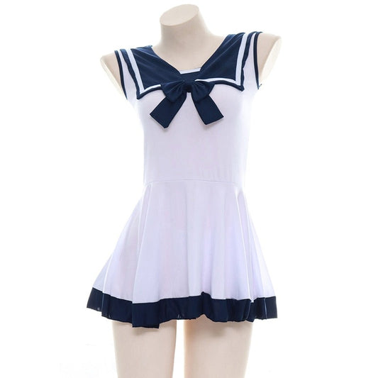 Cute Navy Sailor Uniform Dress