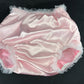 ABDL Plastic & Satin Pink Panties