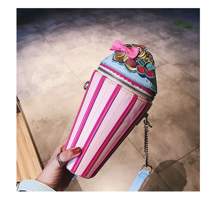 Cute Ice Cream Crossbody Bag