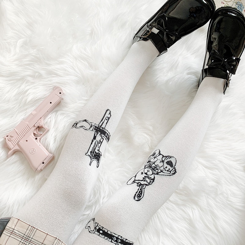 Cute Killer Rabbit Over The Knee Socks