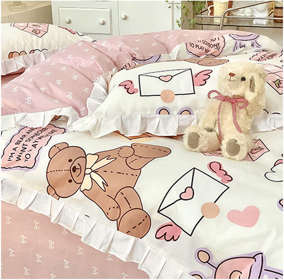 Little Bear 100% Cotton Bedding Set