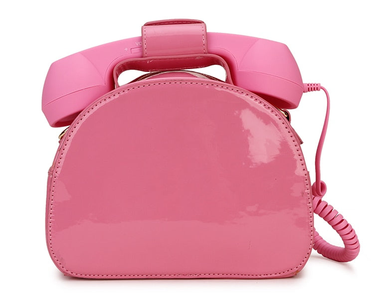 Pink Telephone Shoulder Bag
