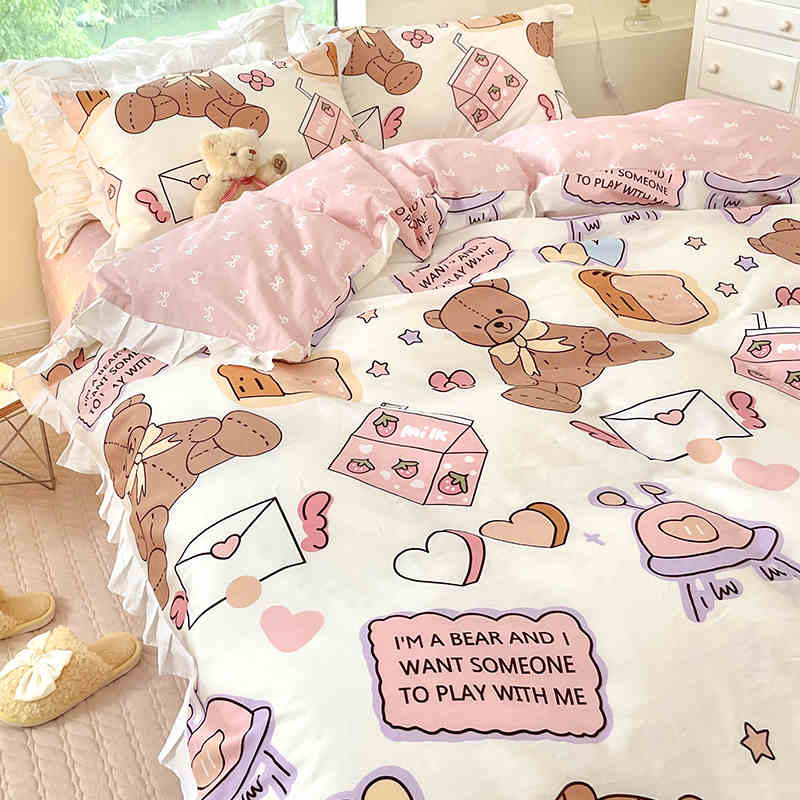 Little Bear 100% Cotton Bedding Set