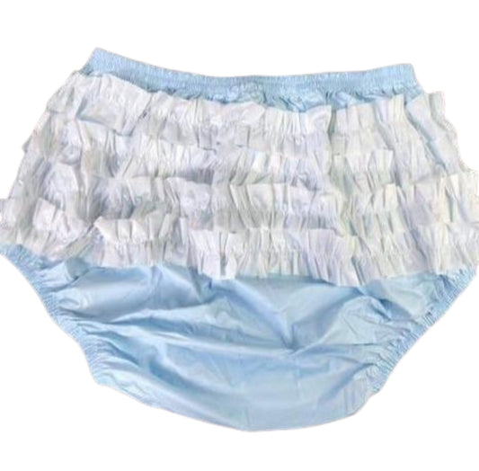 ABDL Frilly Plastic Rumba Briefs