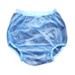 ABDL Transparent Blue Plastic Briefs (Pack of 3)