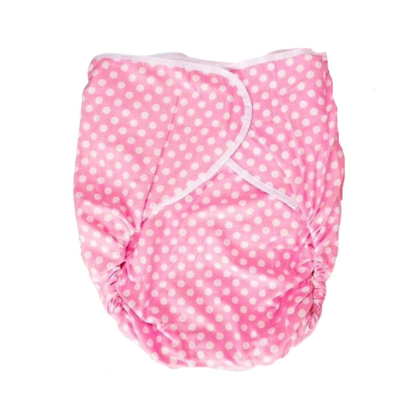 Pink Polka Dot ABDL Cloth Diaper