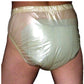 Yellow Pocket Plastic Pants Size XS
