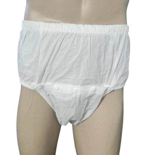 ABDL White Safety Trousers Size S