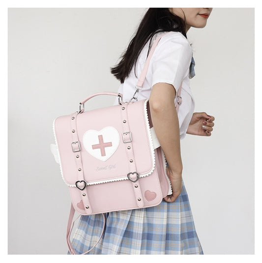 Cute Sweet Girl Pink Backpack