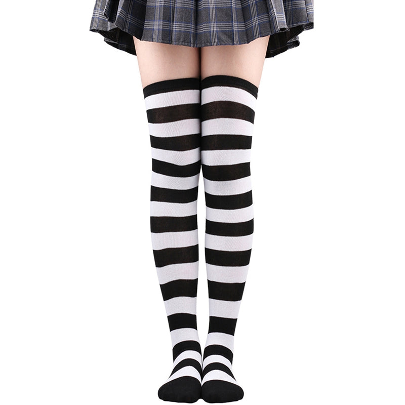 ABDL Striped Knee High Socks