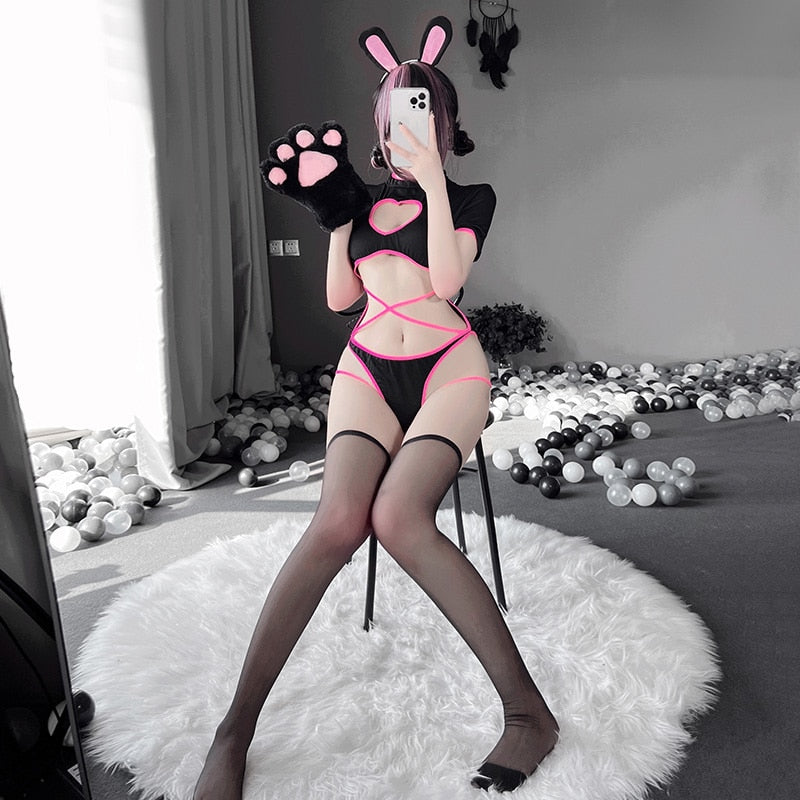 Cute Bunny Girl Roleplay Bodysuit