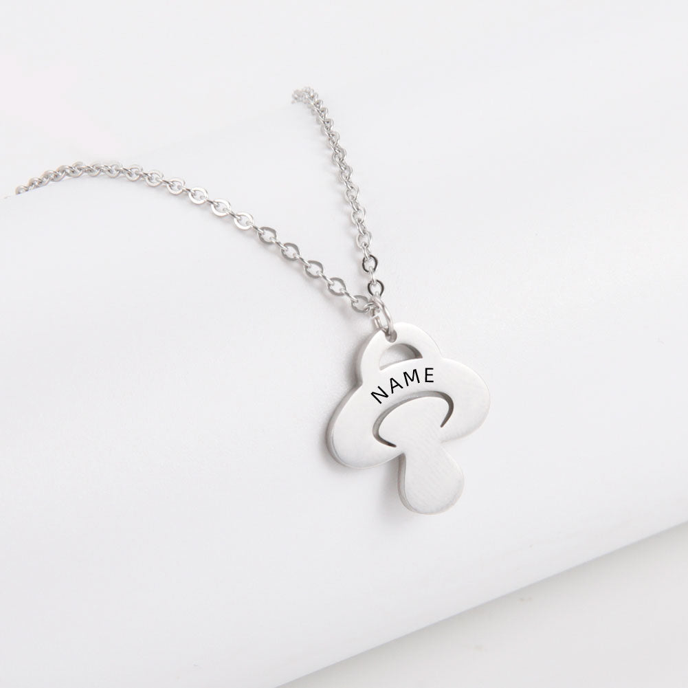 Personalized Pacifier Adult Baby Necklace