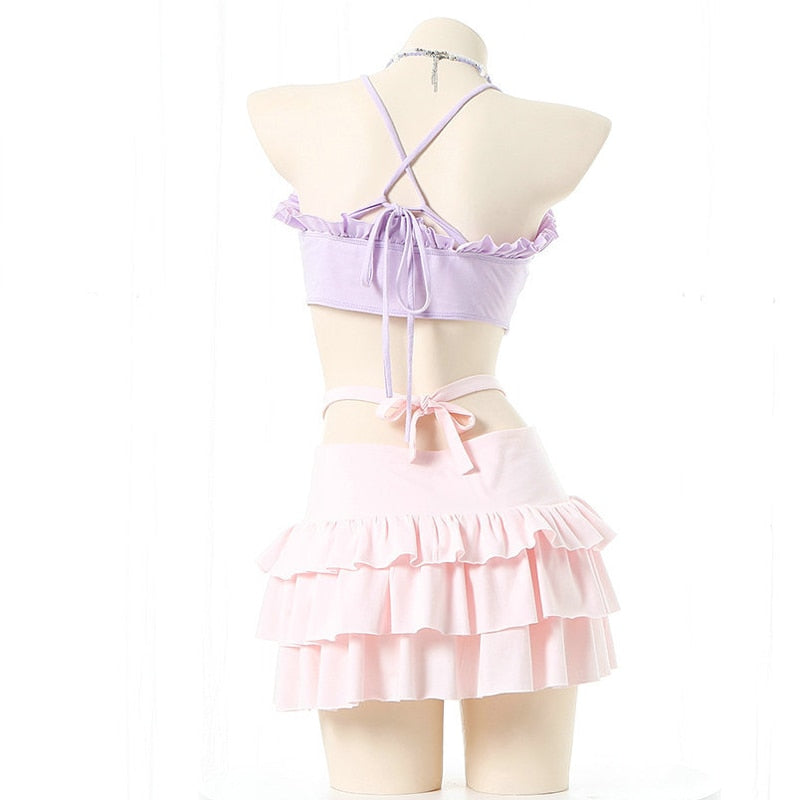 Cute Cake Skirt & Top Set