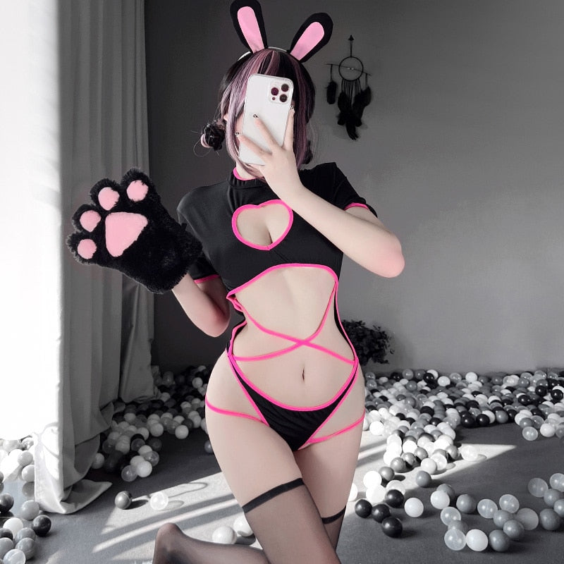 Cute Bunny Girl Roleplay Bodysuit