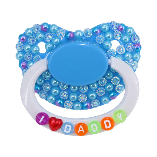 "I Love Daddy" Blue ABDL DDLG Adult Pacifier