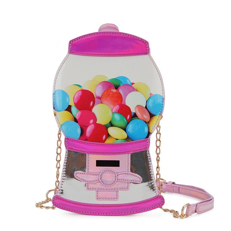 Cute Gumball Machine Shaped Crossbody Bag