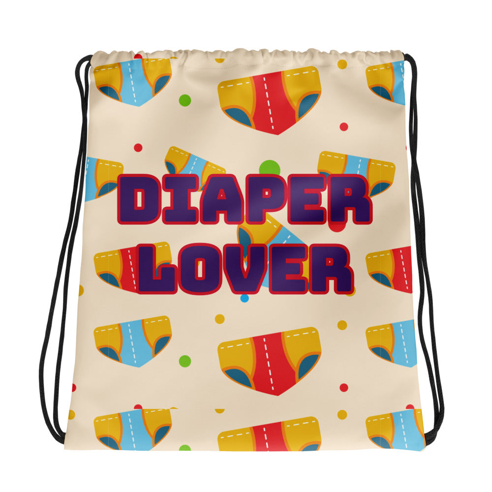 Diaper Lover Drawstring bag