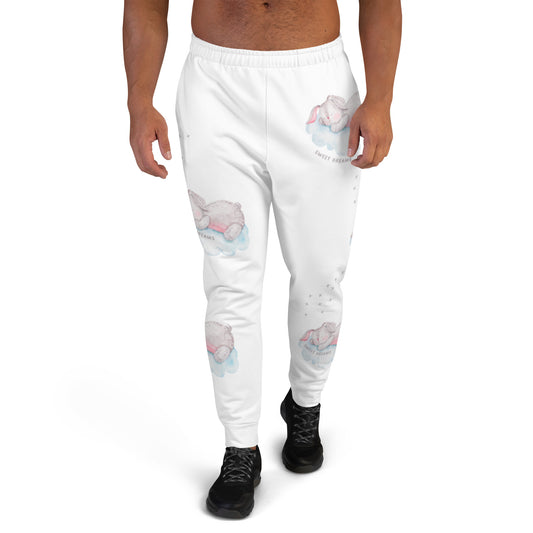 Sweet Dreams Sleepy Bunny Men's Joggers