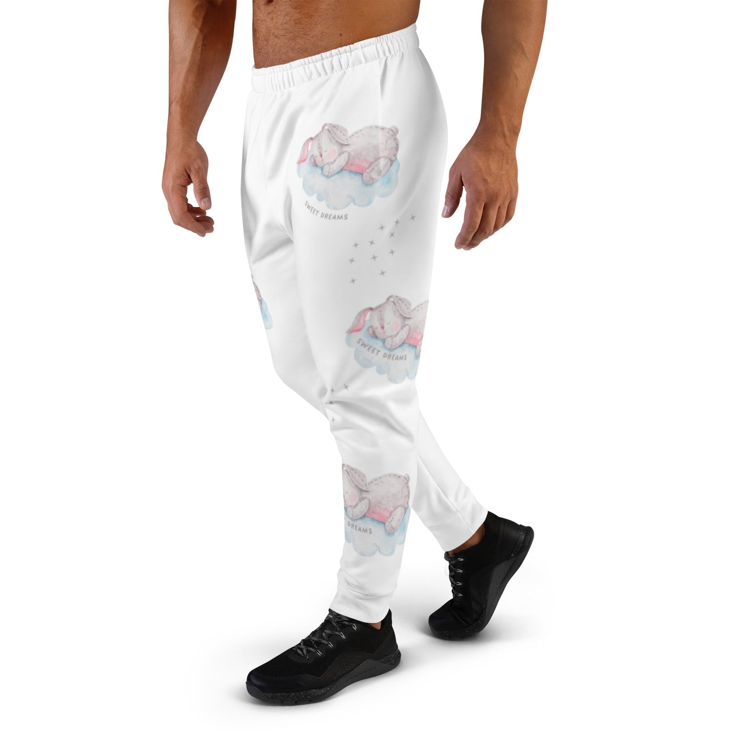 Sweet Dreams Sleepy Bunny Men's Joggers