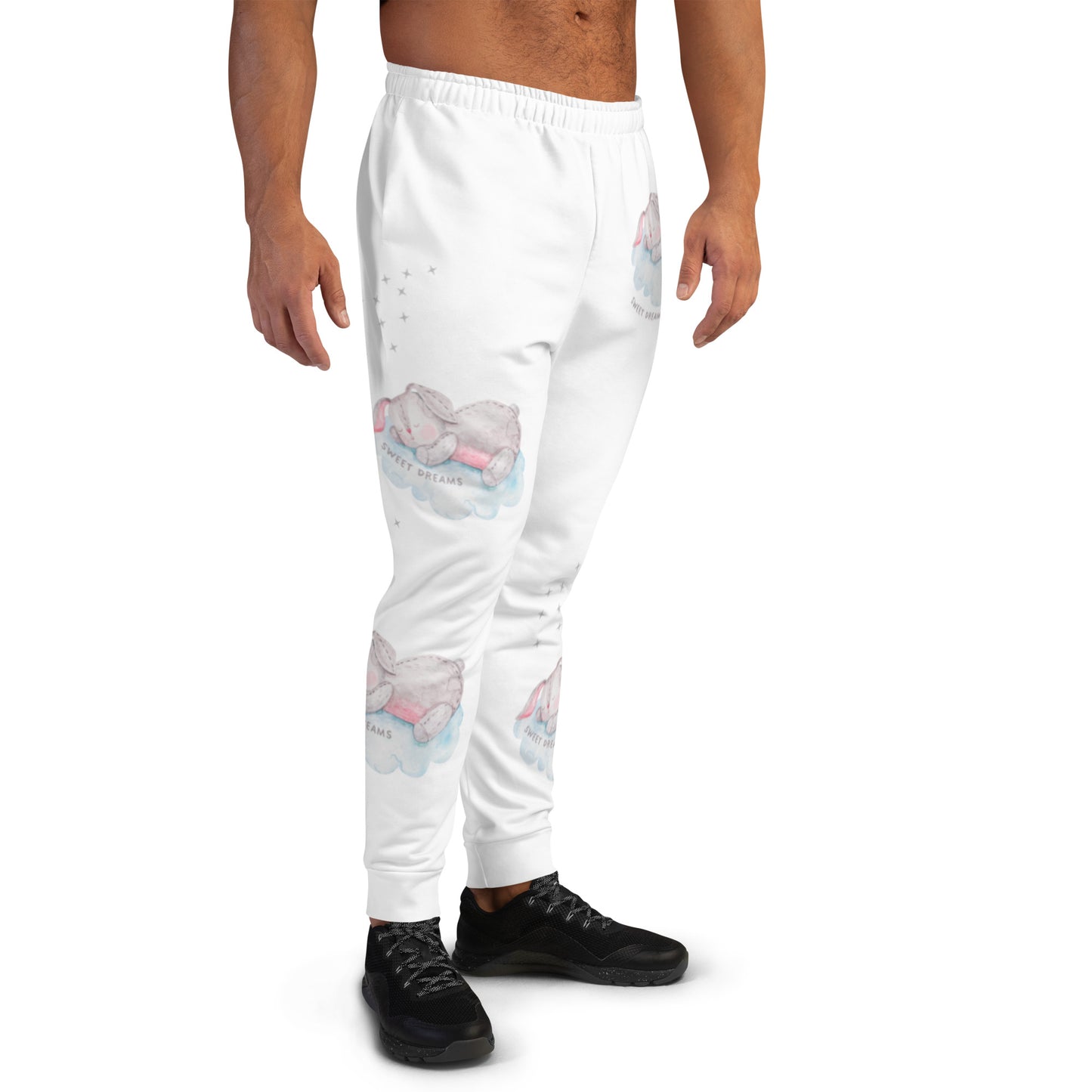 Sweet Dreams Sleepy Bunny Men's Joggers