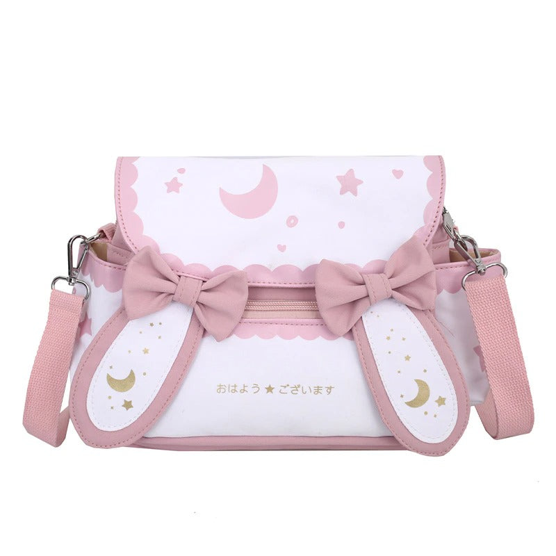 Cute Moon Stars Bunny Purse