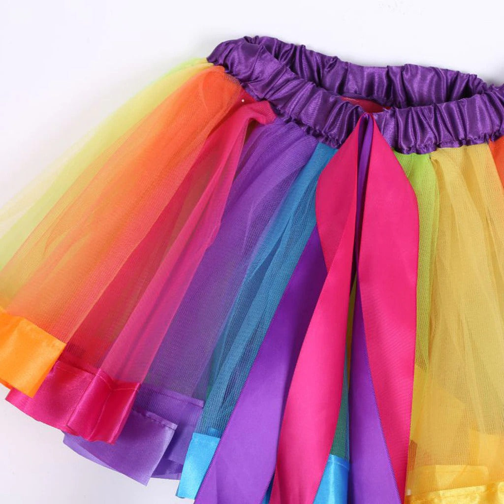 Multicolor 3 Layer Tutu Skirt