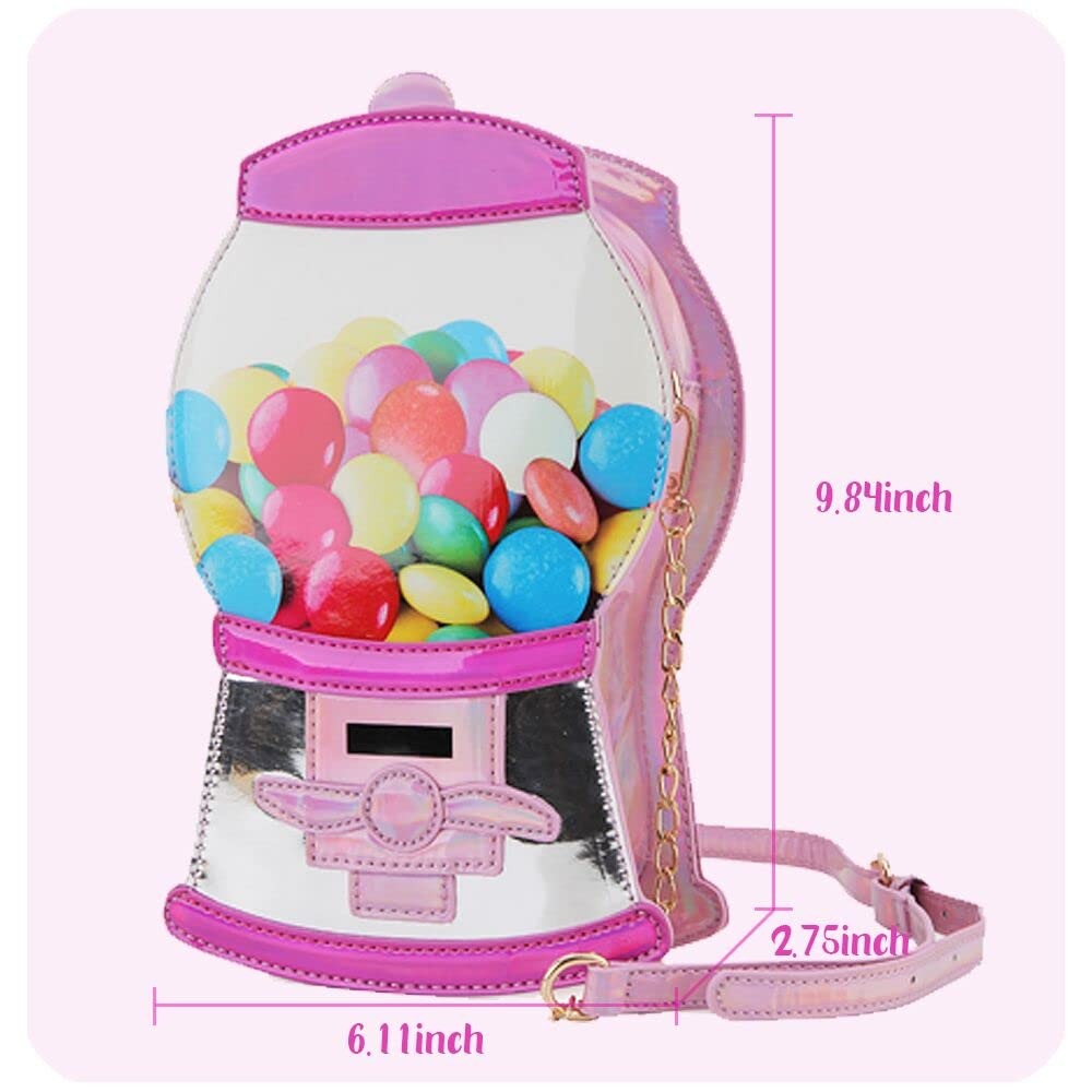 Cute Gumball Machine Shaped Crossbody Bag