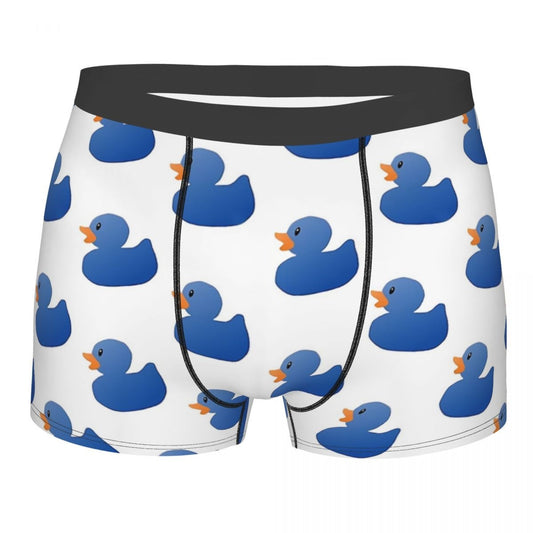 ABDL Men's Blue Ducks Cartoon Boxers