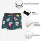 ABDL Men's Cute Animals Astronauts Panda Raccoon Cat And Fox In Outer Space Cartoon Boxers