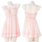 Cute Girly Pink Transparent Chiffon Nightdress