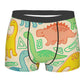 ABDL Men's Dinosaur Drawings Cartoon Boxers