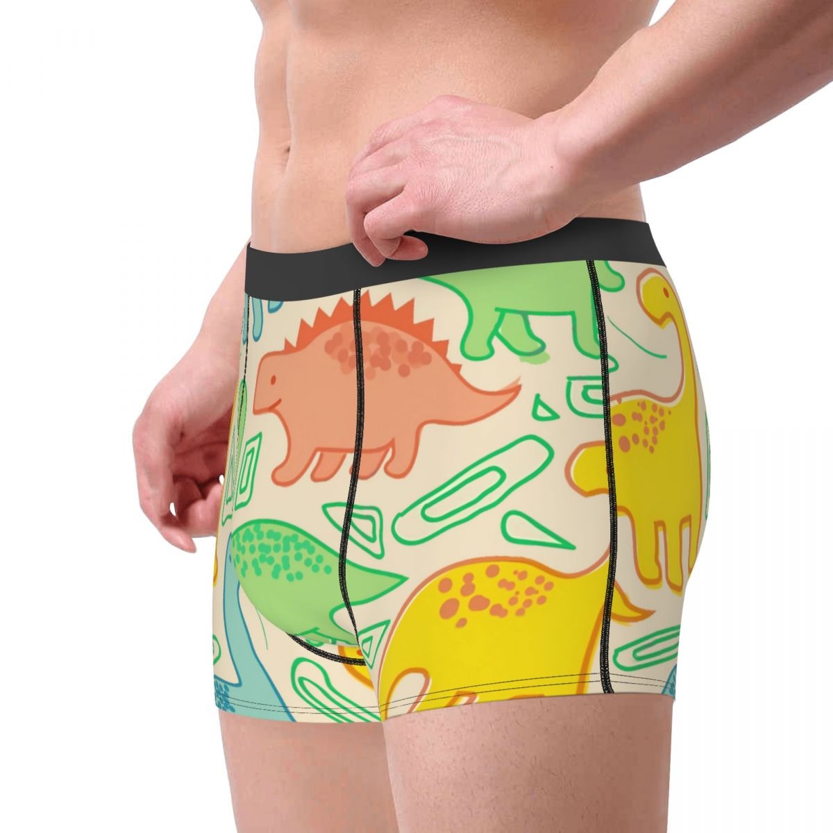 ABDL Men's Dinosaur Drawings Cartoon Boxers