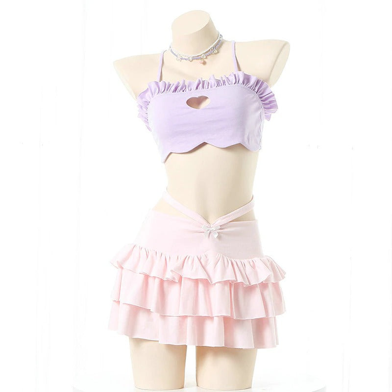 Cute Cake Skirt & Top Set