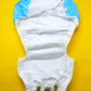 Waterproof Blue Pocket Diaper Size L