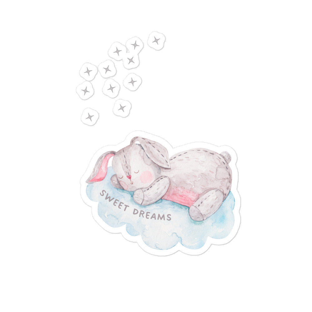 Sweet Dreams Baby Bubble-Free Stickers