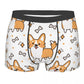 ABDL Men's Cute Corgi Dog Cartoon Boxers