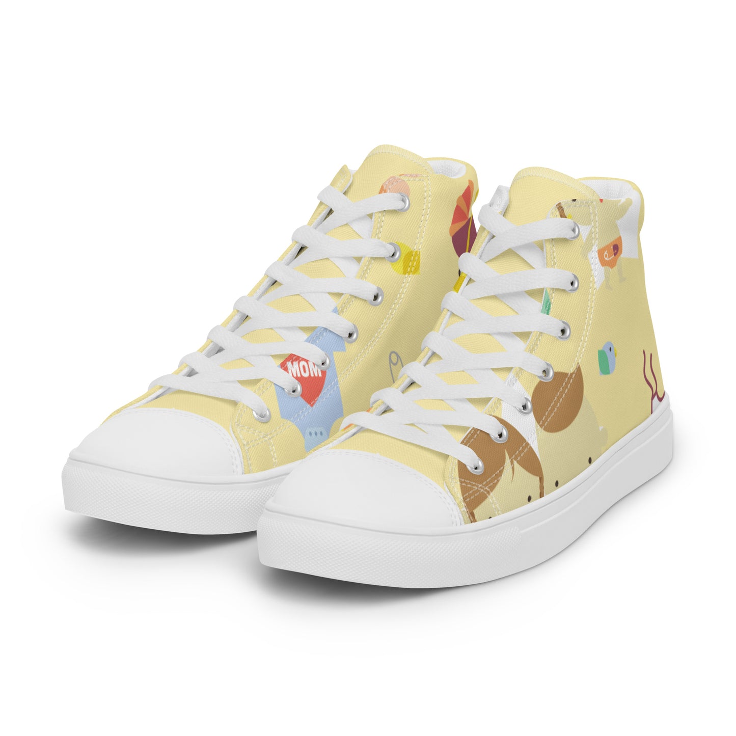 "Baby, Baby" High Top Canvas Shoes