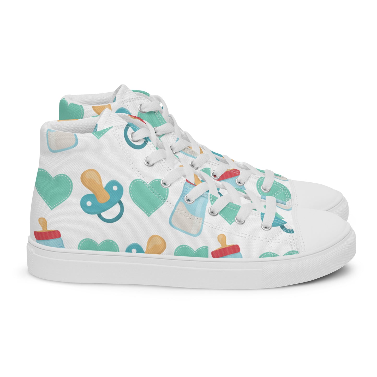 ABDL Adult Baby Men’s High Top Canvas Shoes