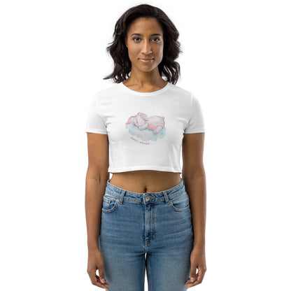 Sweet Dreams Organic Crop Top