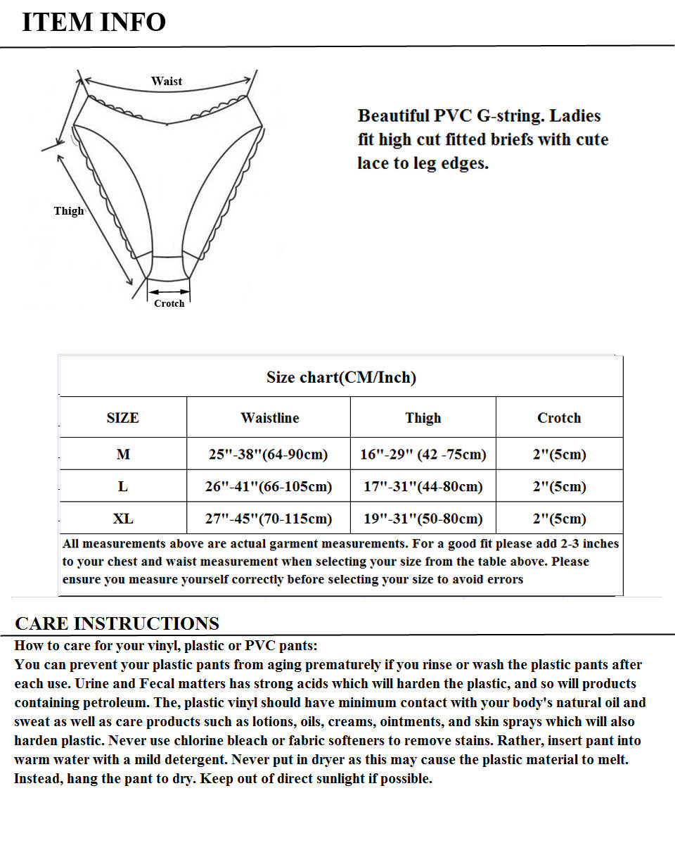 ABDL Plastic G-string