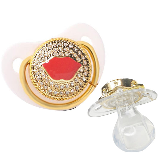 ABDL Red Lips Lux Pacifier
