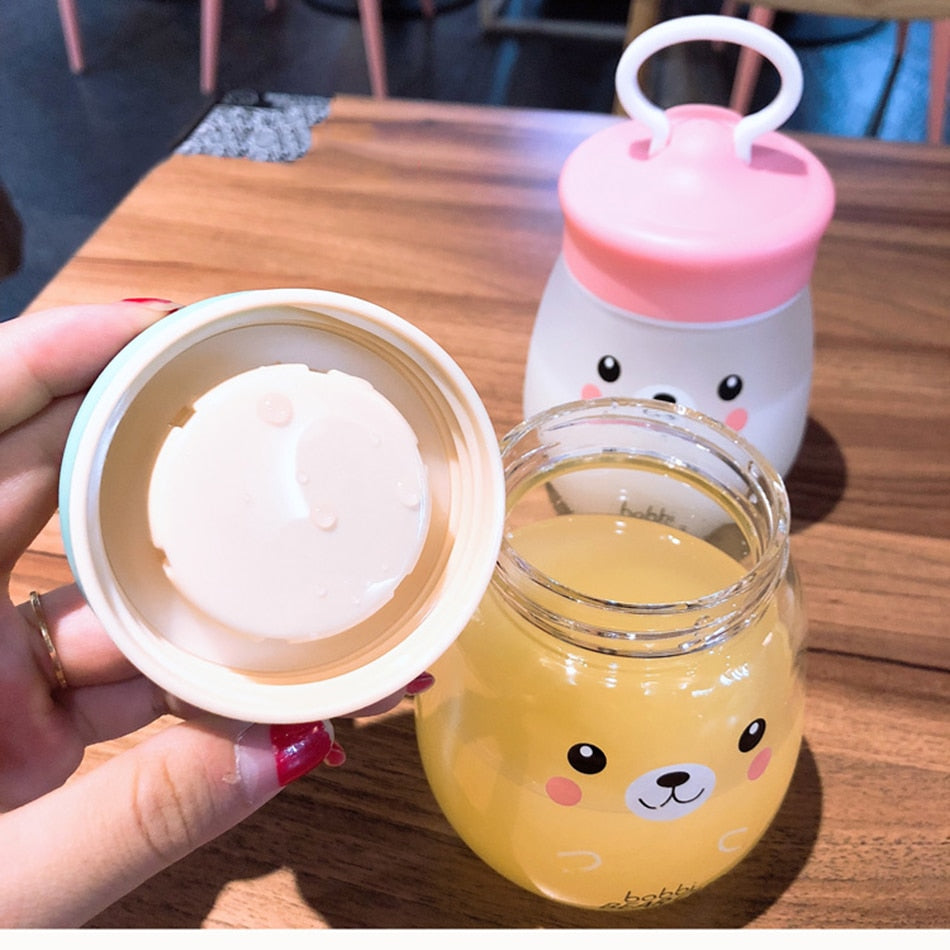 Cute Bear Cup With Tea Strainer